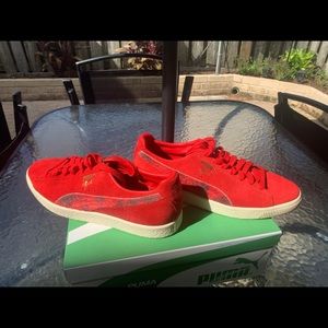 Packer x Clyde Red Shoes